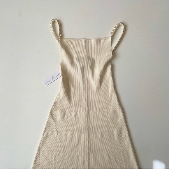 House of Harlow 1960 Dresses & Skirts - House of Harlow 1960 Ivory Cloud Dancer Dress with Pearl Straps, Size XS